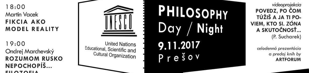 UNESCO Philosophy Day/Night 2017