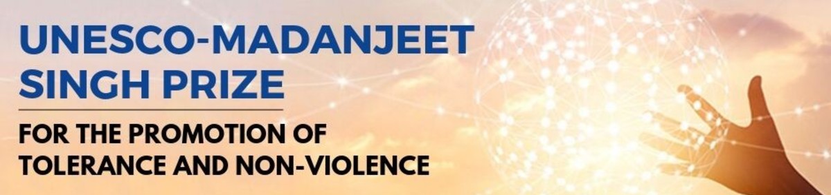 Cena UNESCO - Madanjeet Singha za podporu tolerancie a nenásilia