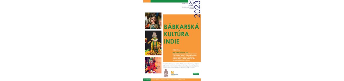 Bábkarská kultúra Indie - prednáška Univerzitnej knižnice v Bratislave