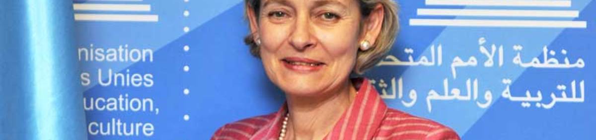 POZVÁNKA NA PREDNÁŠKU GENERÁLNEJ RIADITEĽKY UNESCO, p. IRINY BOKOVEJ