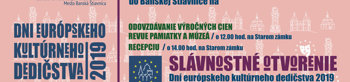 Dni európskeho kultúrneho dedičstva_otvárací ceremoniál v Banskej Štiavnici