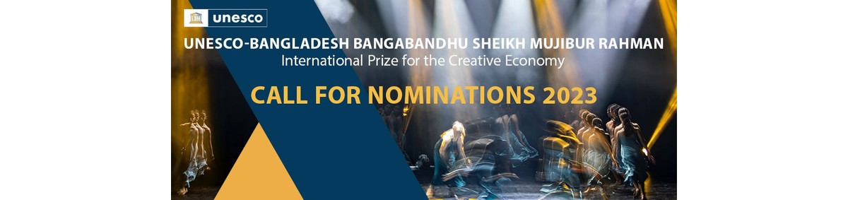 Predkladanie nominácií na medzinárodnú cenu UNESCO Bangladesh Bangabandhu Sheik Mujibur Rahman za kreatívnu ekonomiku