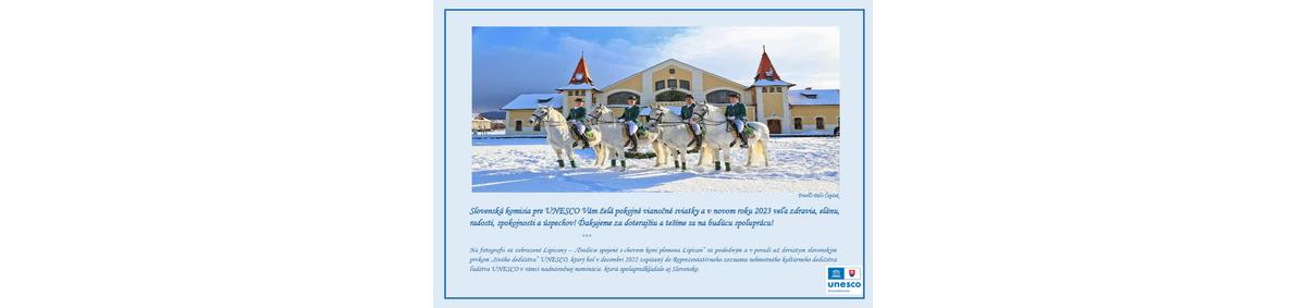 Vianočný pozdrav Slovenskej komisie pre UNESCO