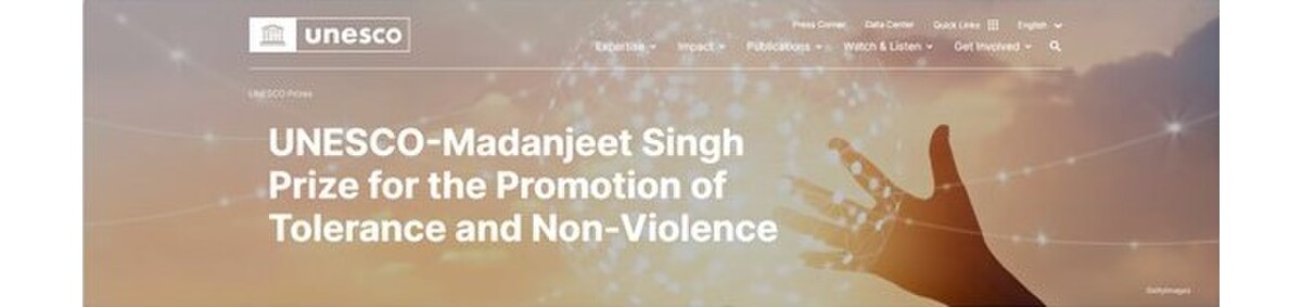 Výzva na predkladanie nominácií na Cenu UNESCO – Madanjeet Singha na podporu tolerancie a nenásilia